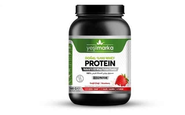 YEŞİLMARKA WHEY PROTEİN TOZU ÇİLEK 100 GR