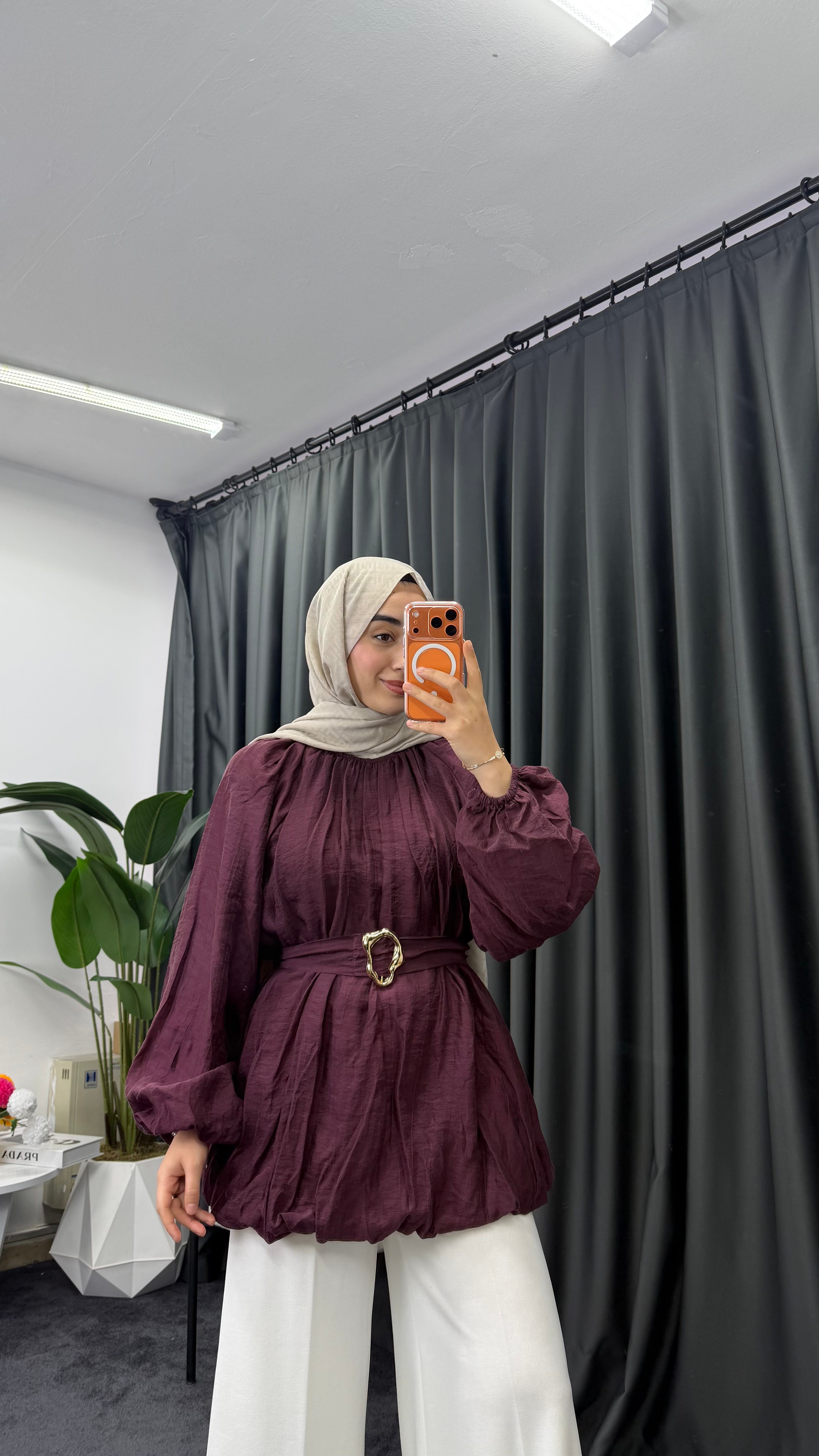 KEMERLİ TÜL TUNİK