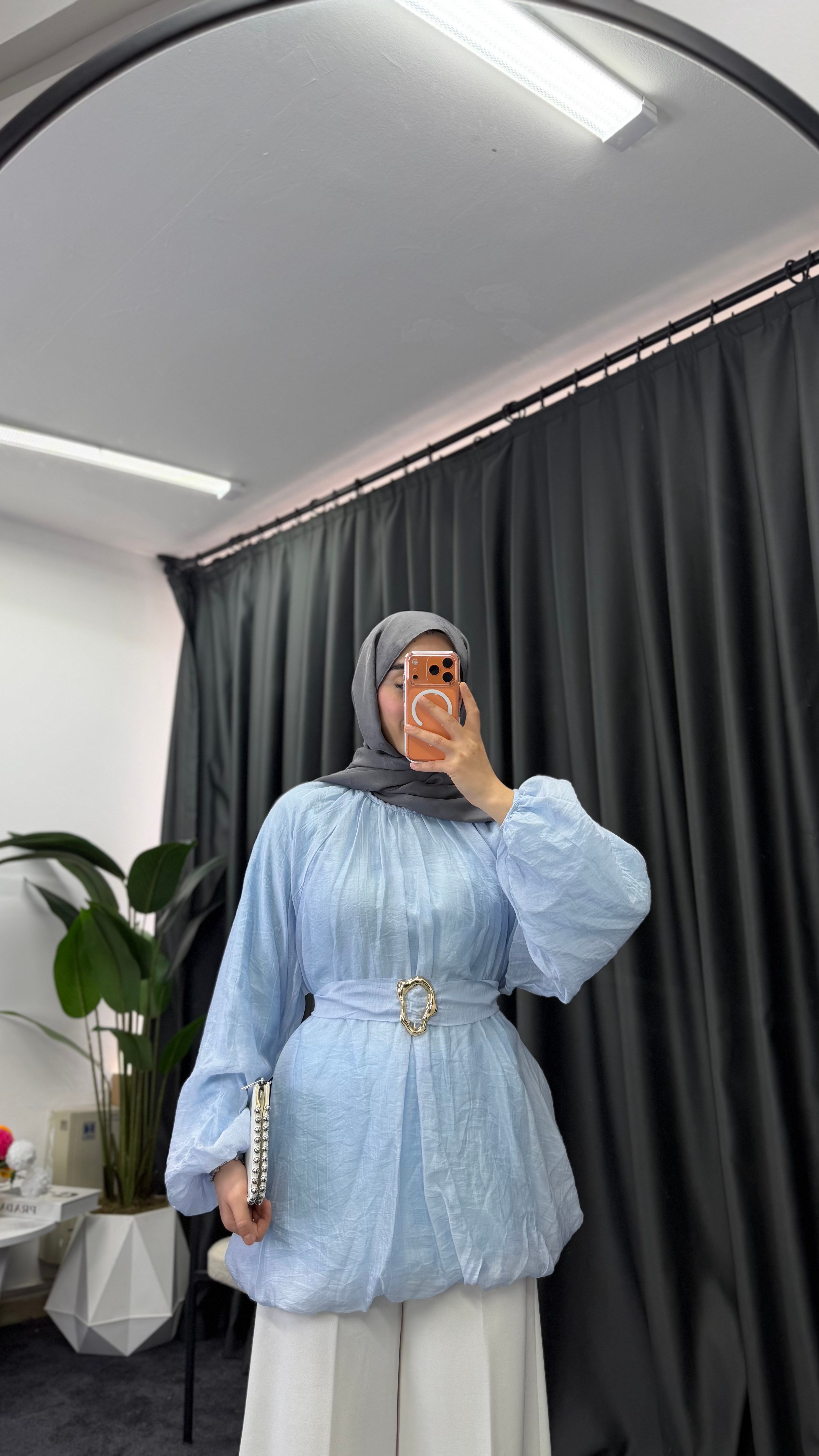 KEMERLİ TÜL TUNİK