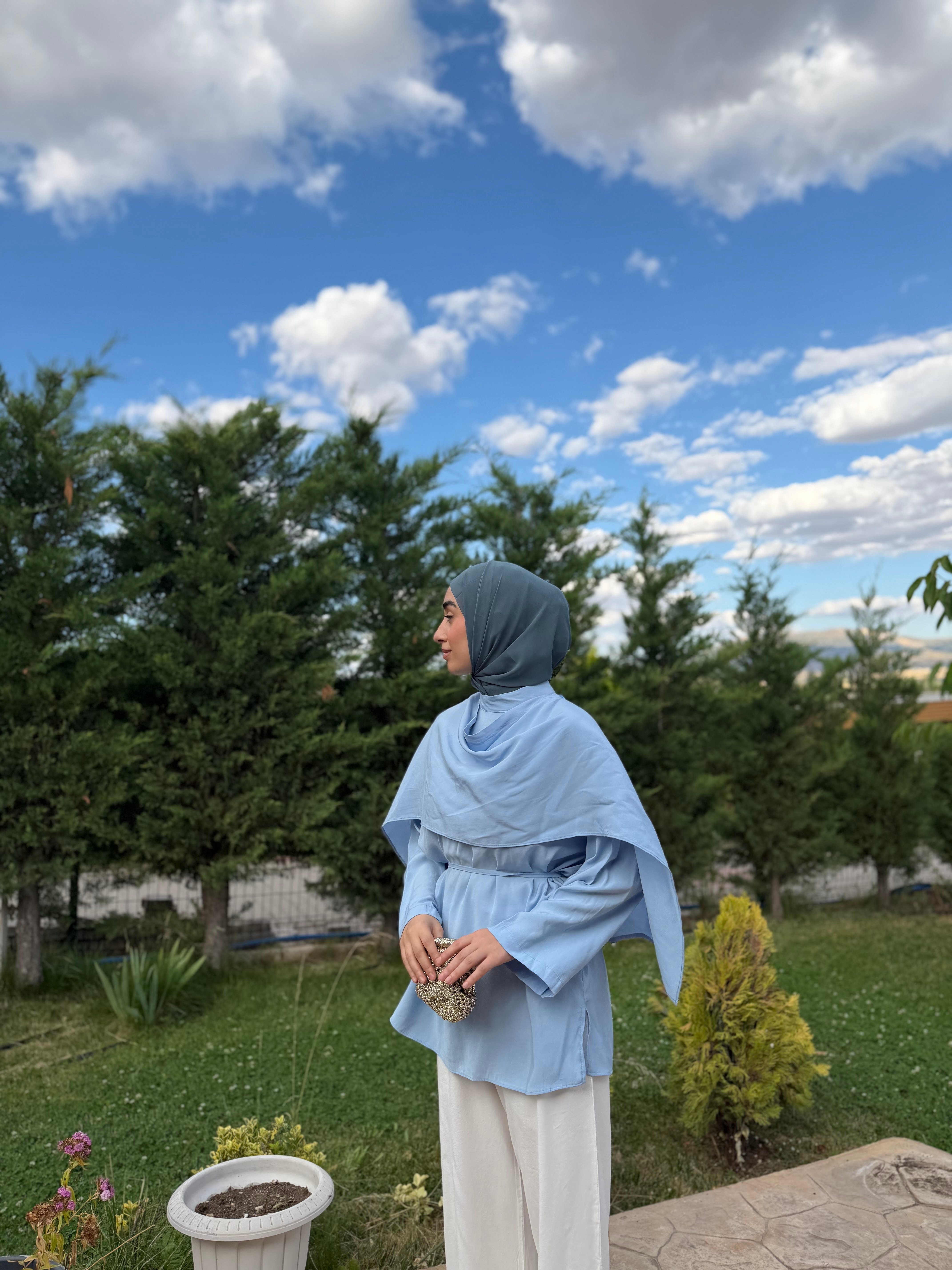 PELERİN YAKA TUNİK 