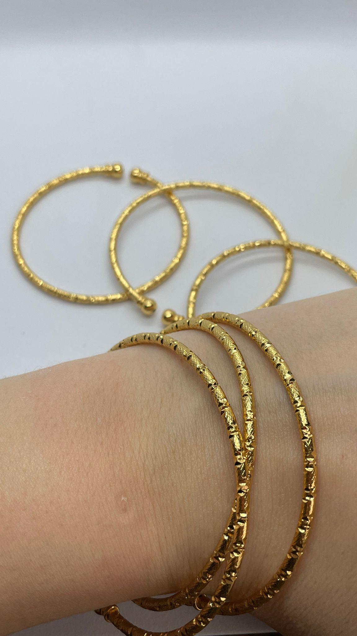 Ajda Gold Kelepçe Bileklik