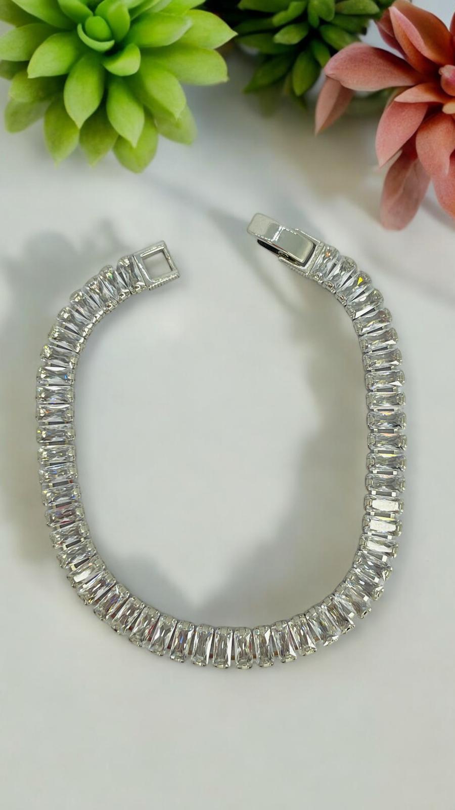 Baget Taşlı Bileklik (925)