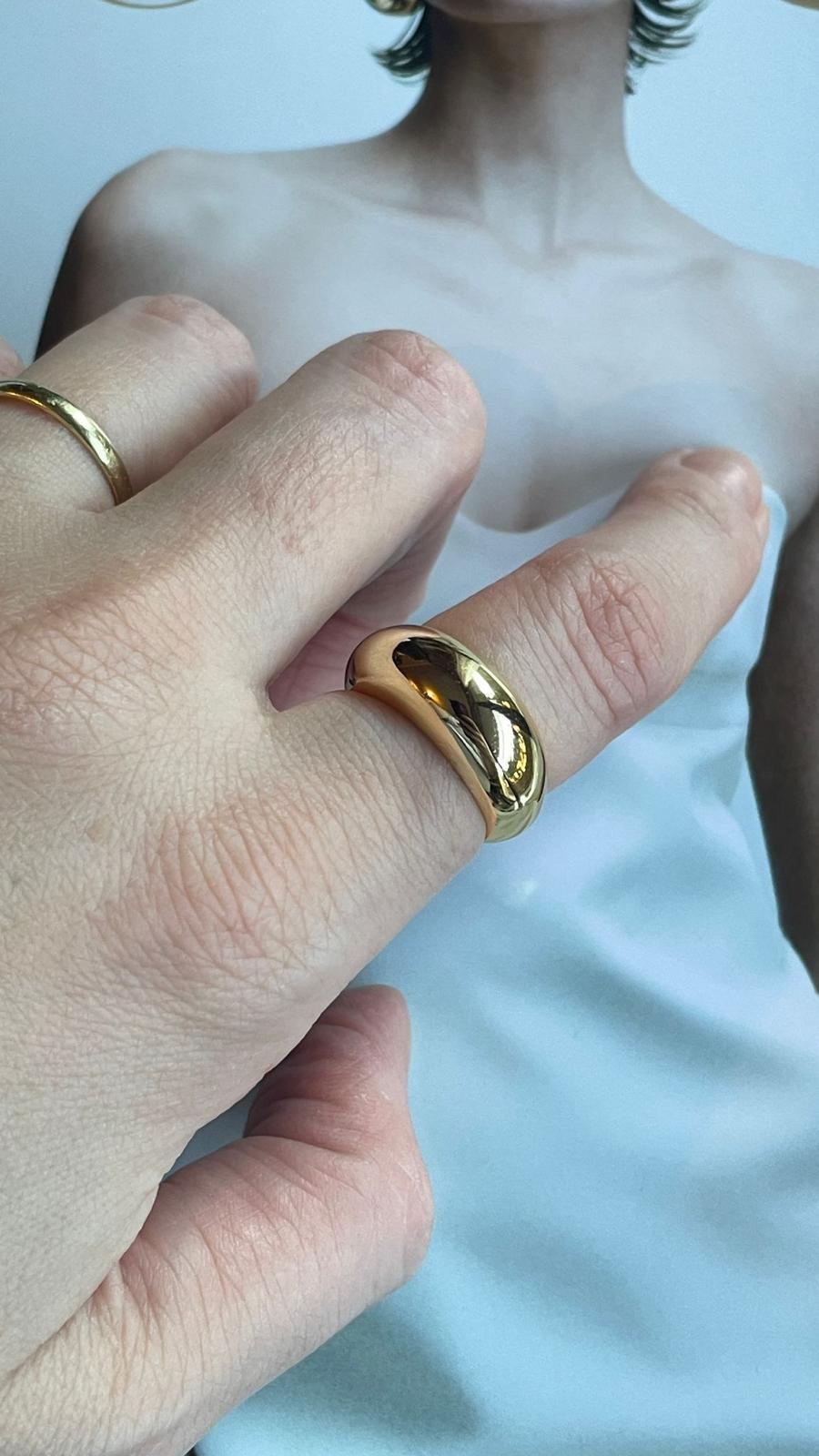 Bombe Gold Ayarlanabilir Yüzük