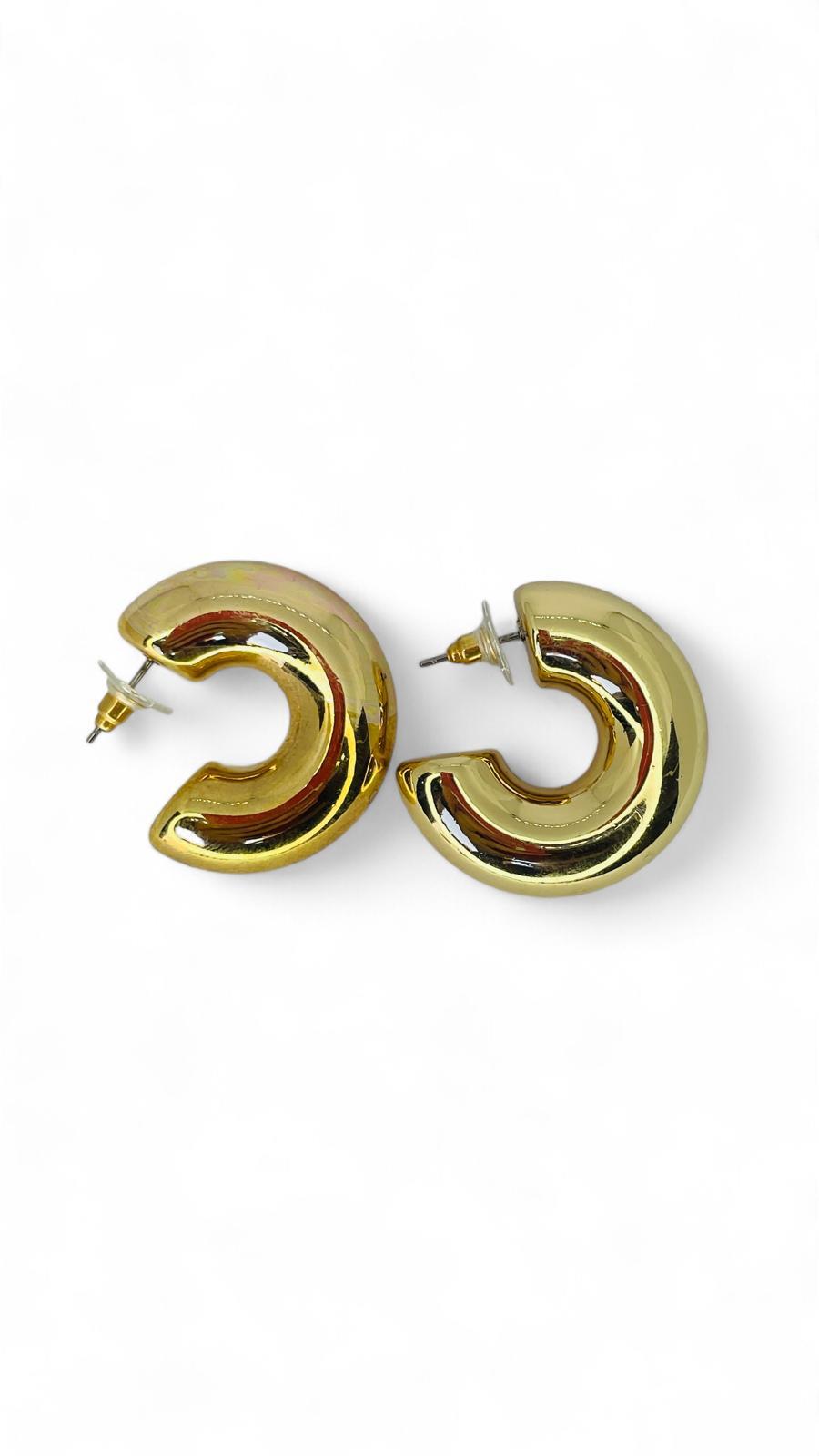 Büyük Tombul Halka Küpe