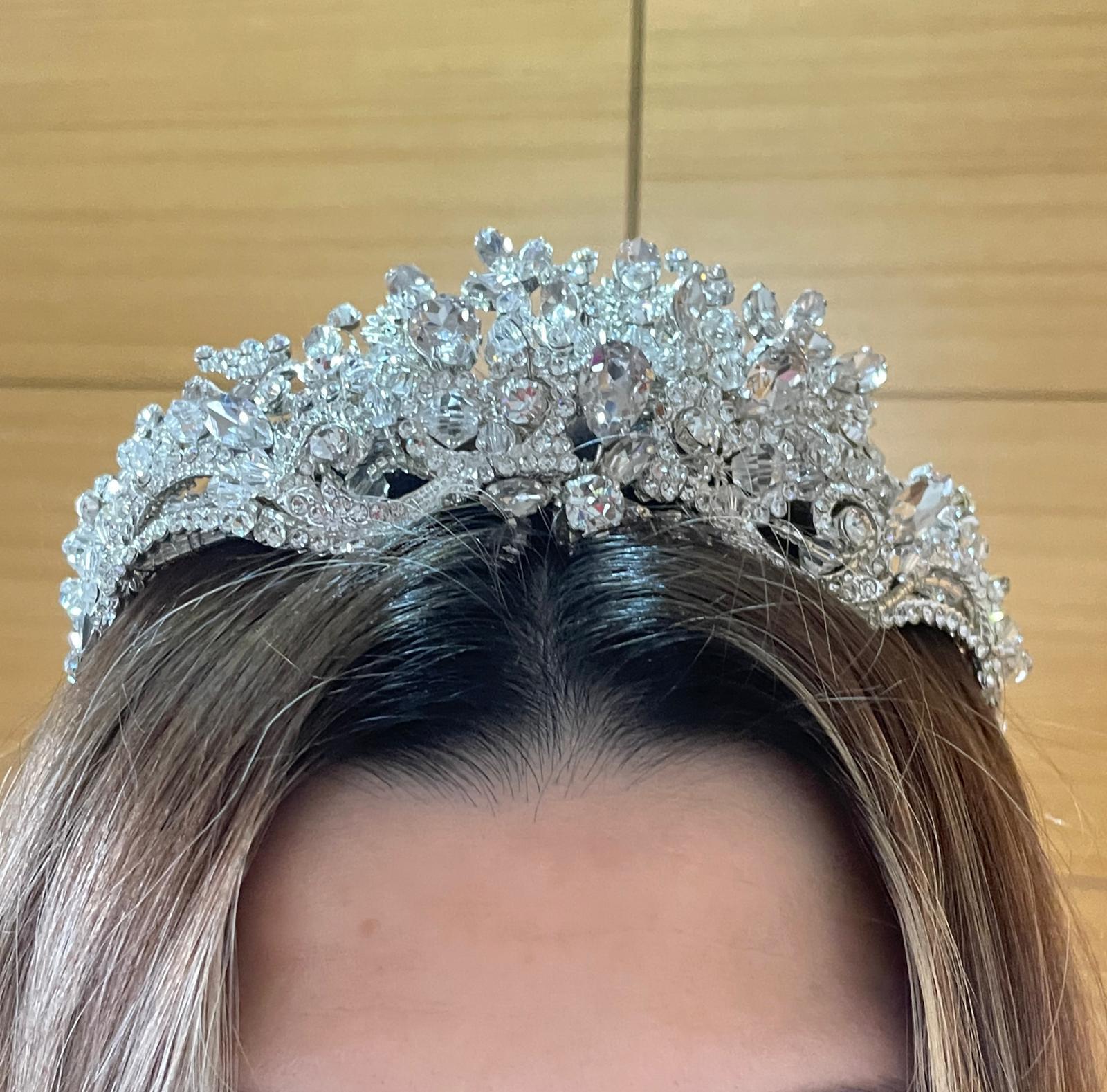 Full Taşlı Prenses Gelin Tacı