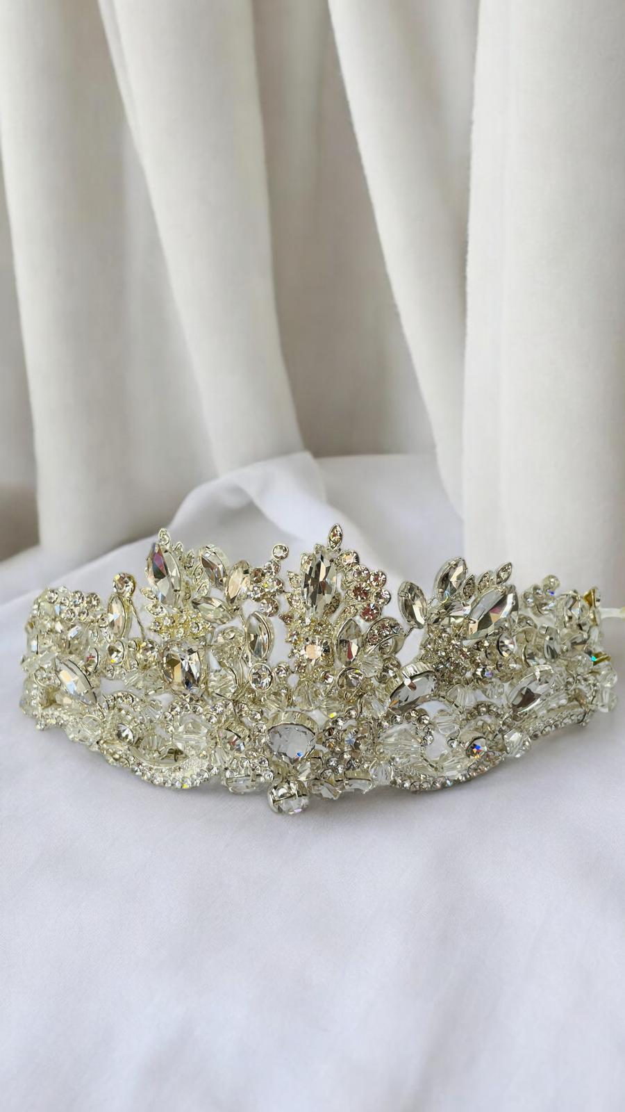 Full Taşlı Prenses Gelin Tacı