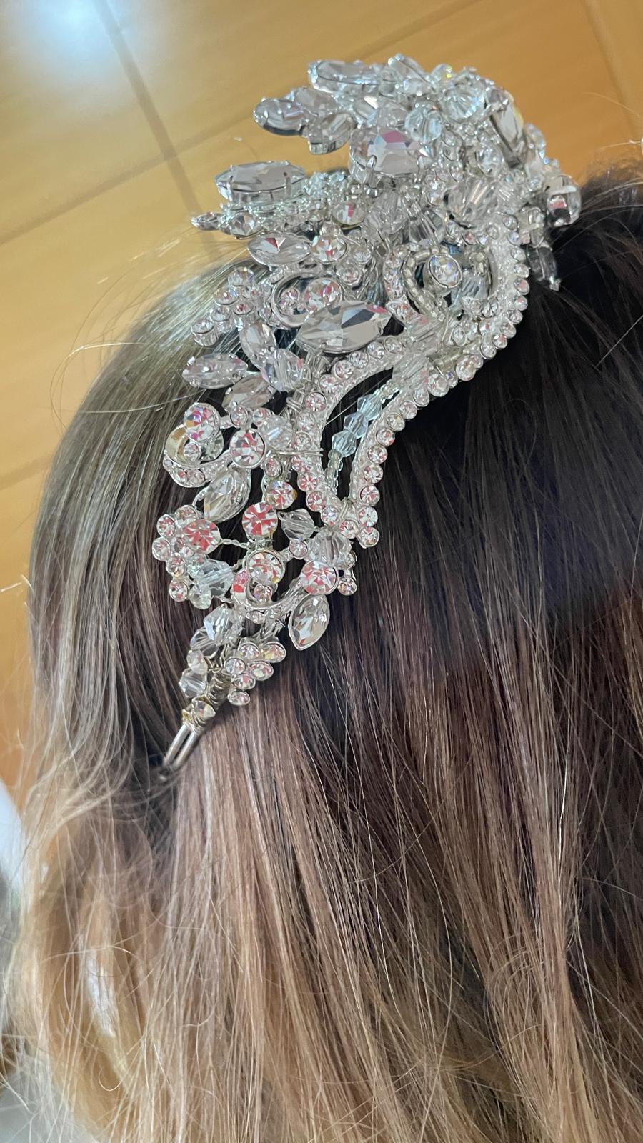 Full Taşlı Prenses Gelin Tacı