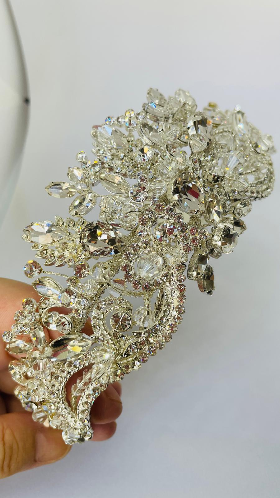 Full Taşlı Prenses Gelin Tacı