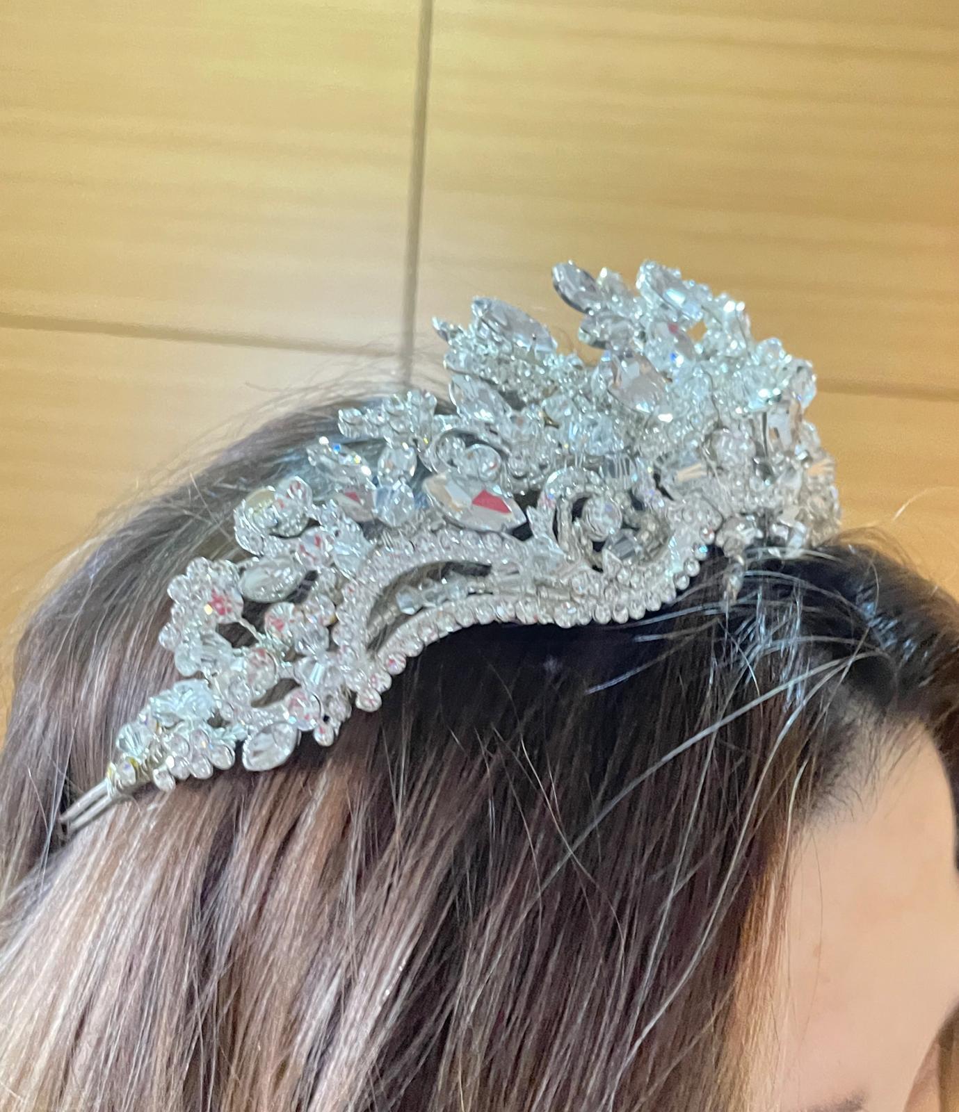 Full Taşlı Prenses Gelin Tacı