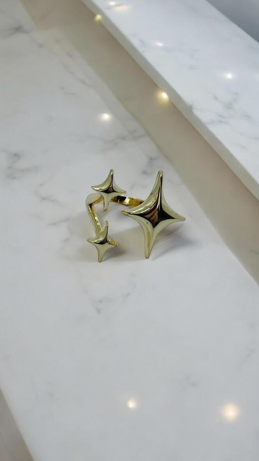 Galaxi 3 Star Ayarlanabilir Yüzük