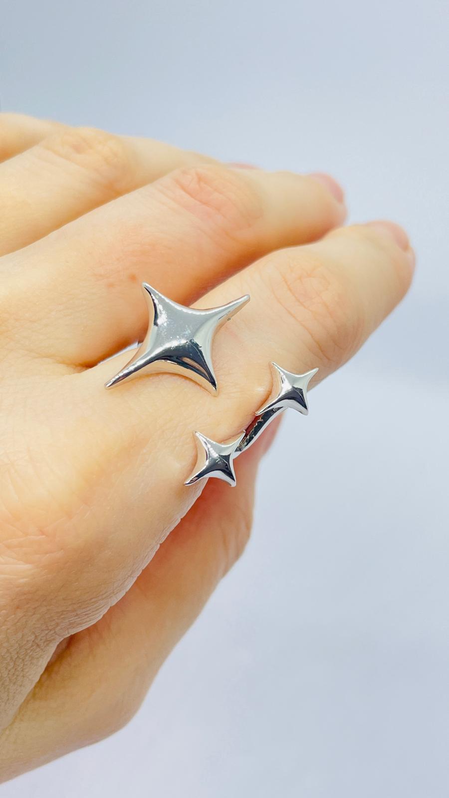 Galaxi 3 Star Ayarlanabilir Yüzük