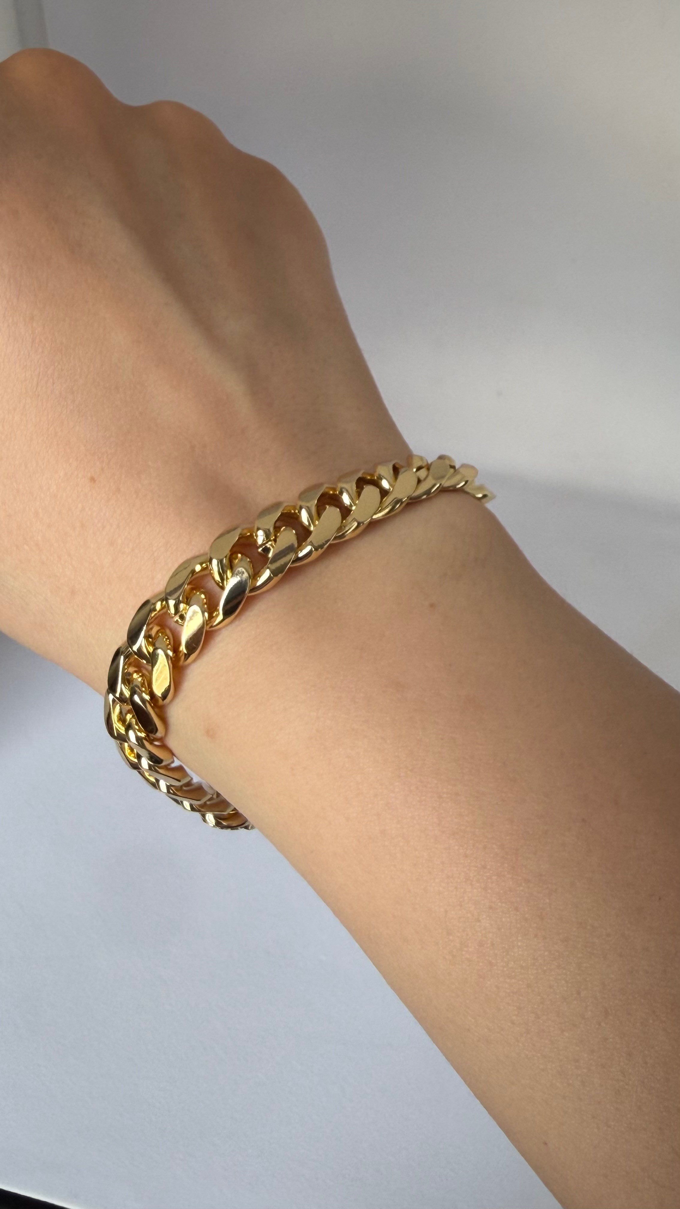 Gold Gurmet Sadece Kilit Full Taşlı bileklik