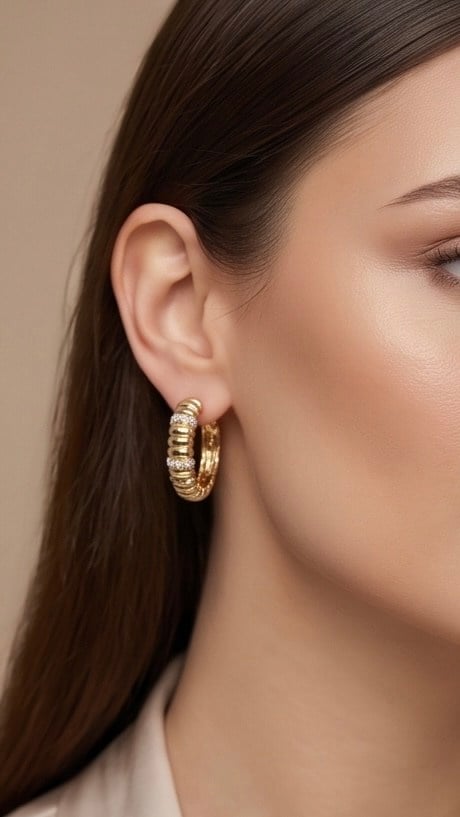 Gold Halka küpe