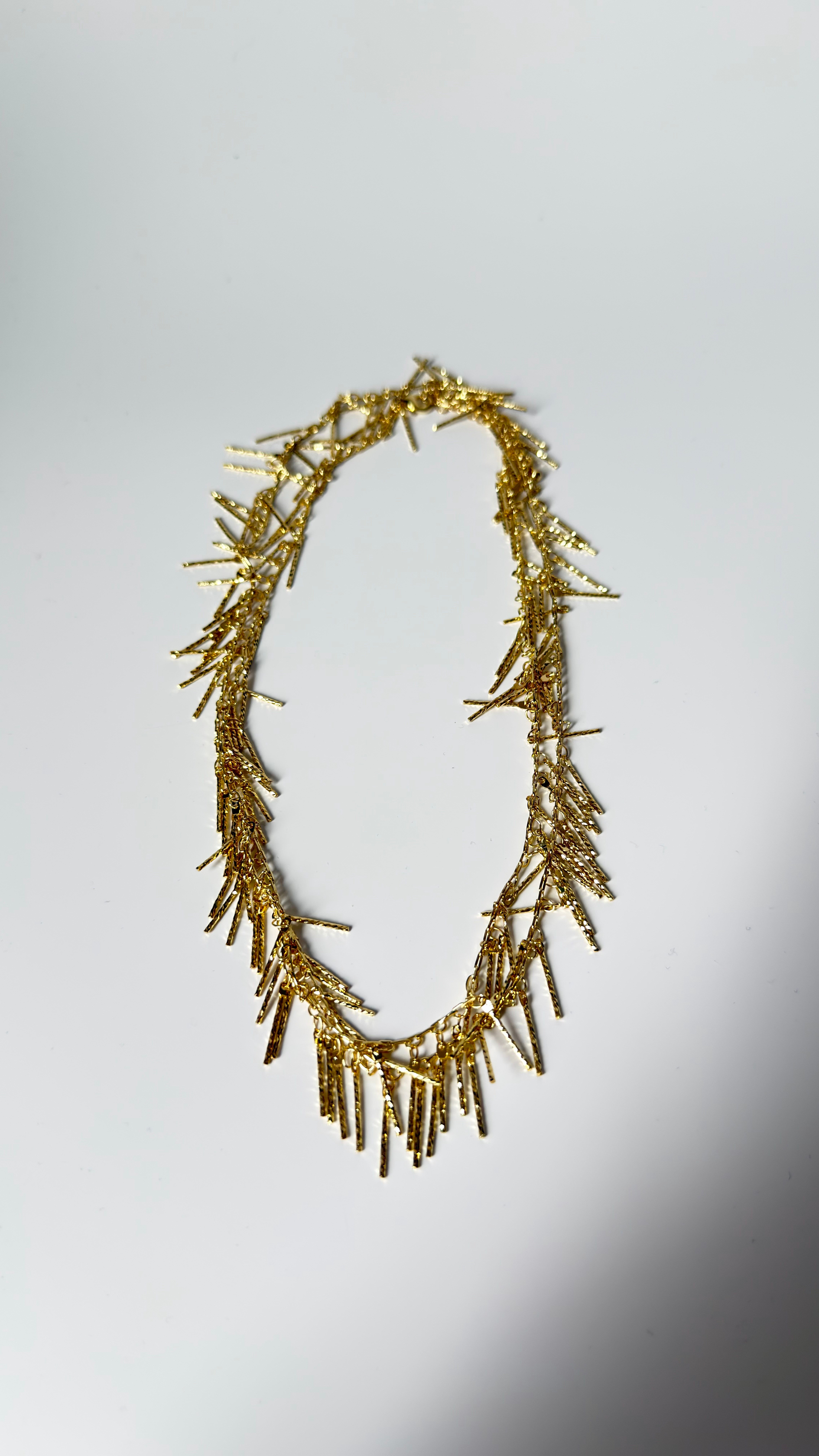Gold Saçaklı Kolye