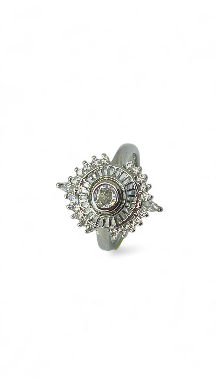 Güneş Desenli Ayarlanabilir Yüzük