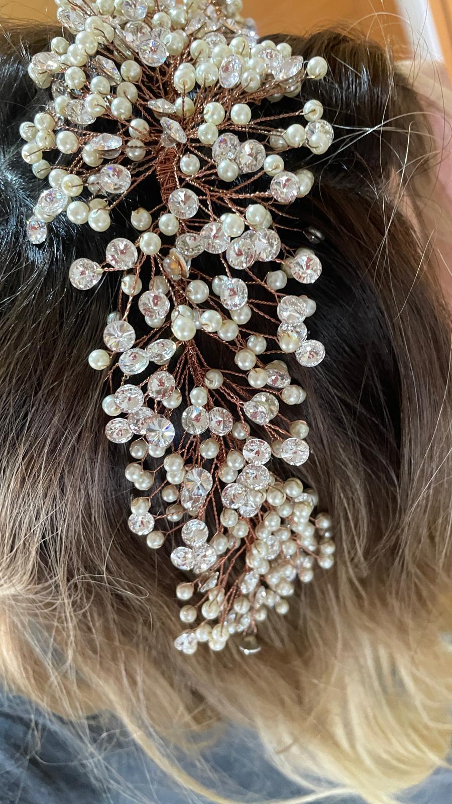 İncli Taşlı Gelin Tacı