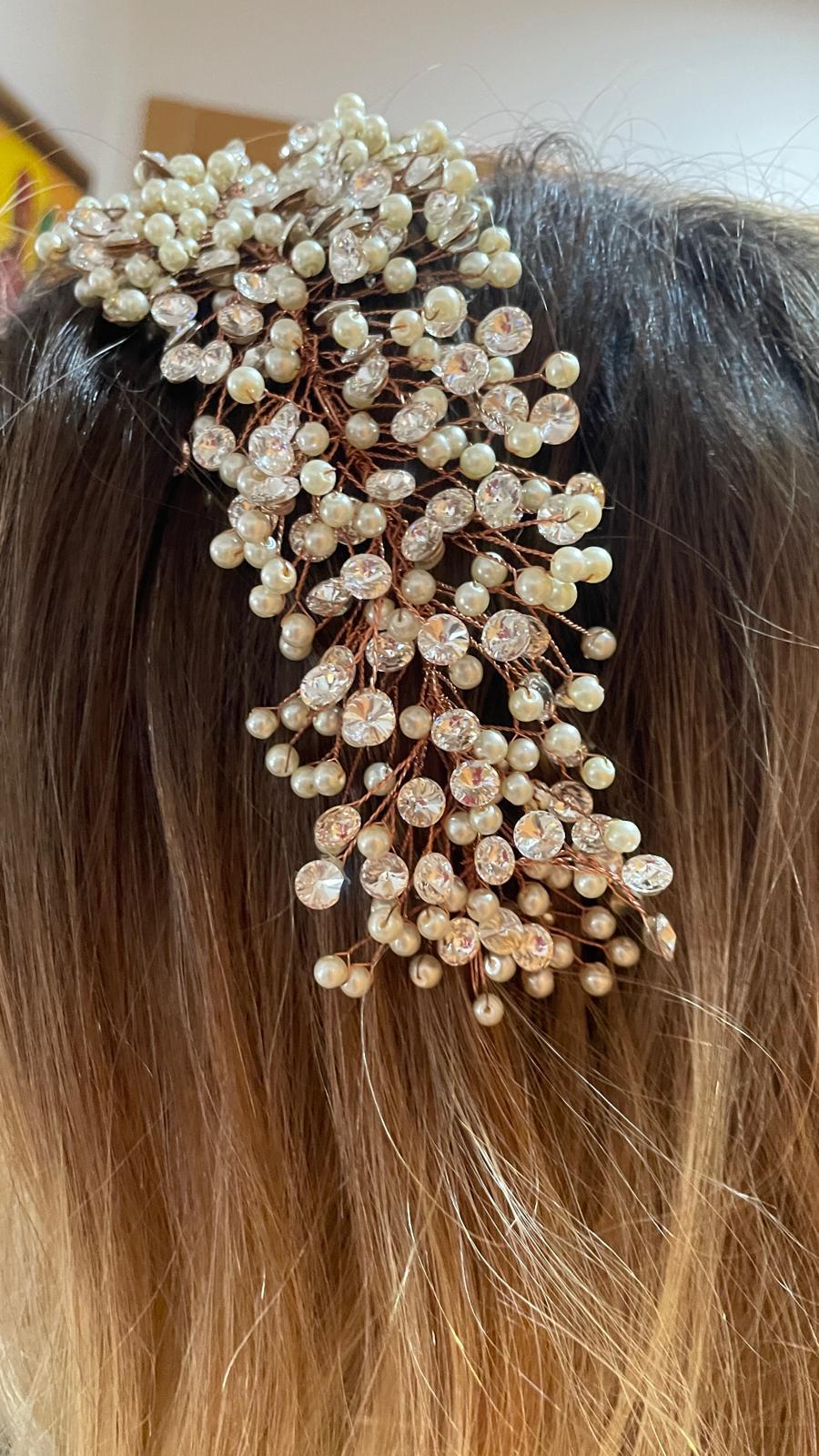 İncli Taşlı Gelin Tacı