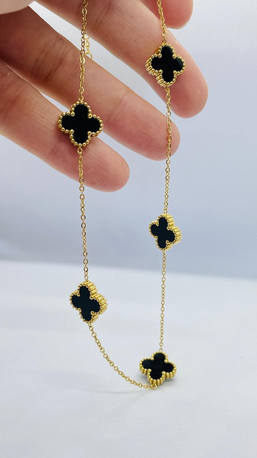 İthal Marka 5li Büyük Yonca Kolye