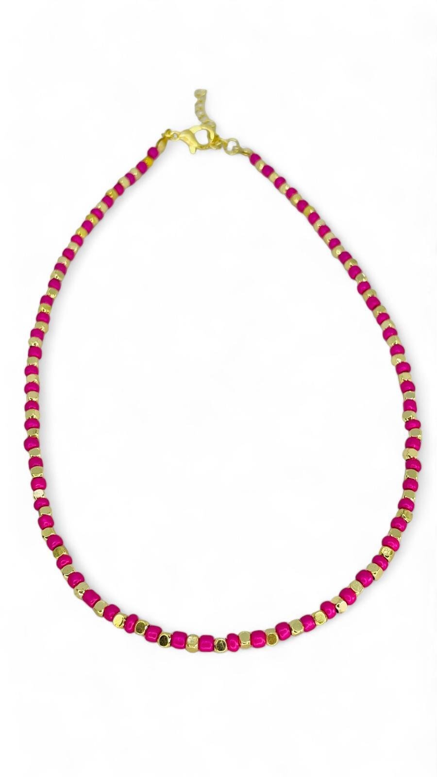 Kum Boncuklu Kolye Choker