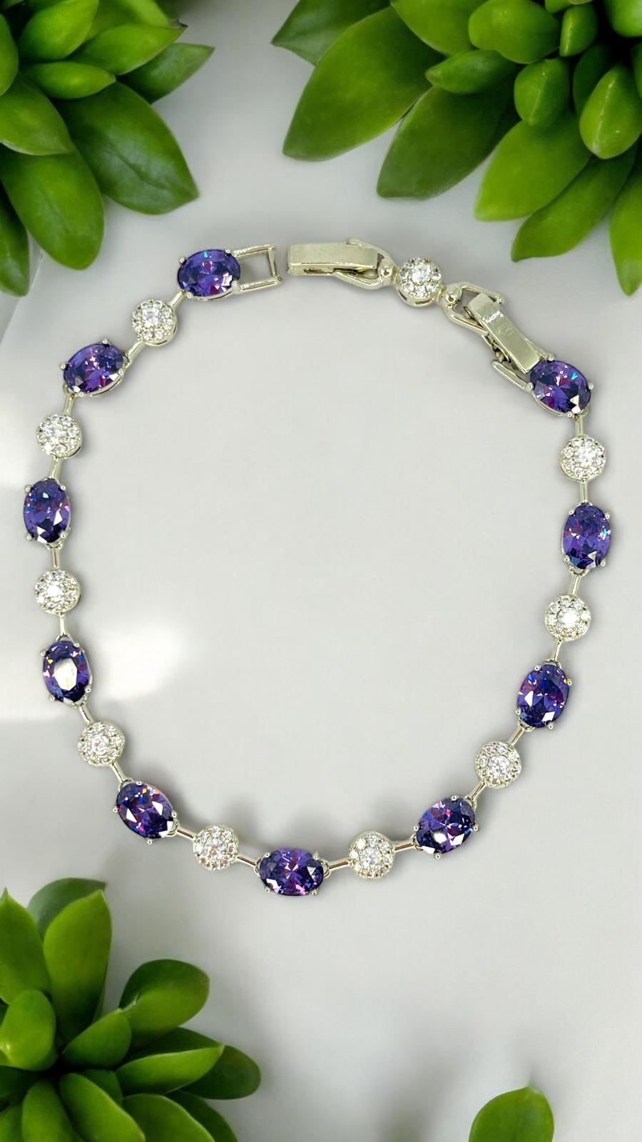 Oval Taşlı Bileklik