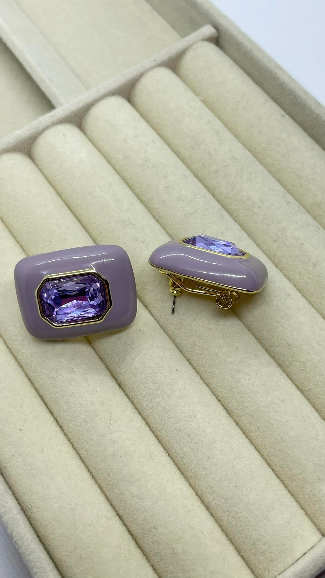 Premium Seri Mor Küpe