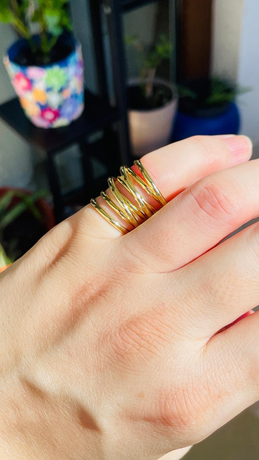 Sarmal Gold Numaralı Yüzük