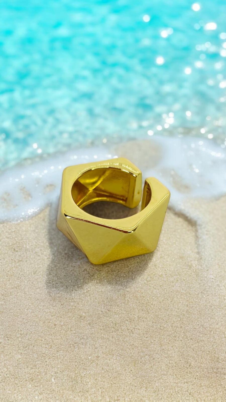 Üçgen Geo Ayarlanabilir Yüzük