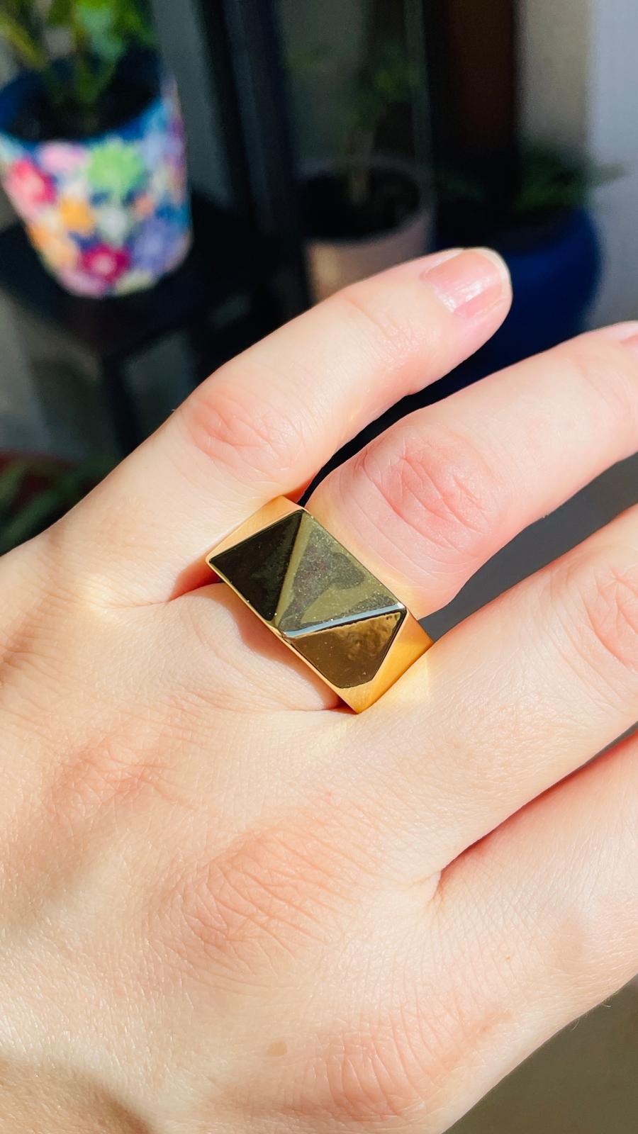 Üçgen Geo Ayarlanabilir Yüzük