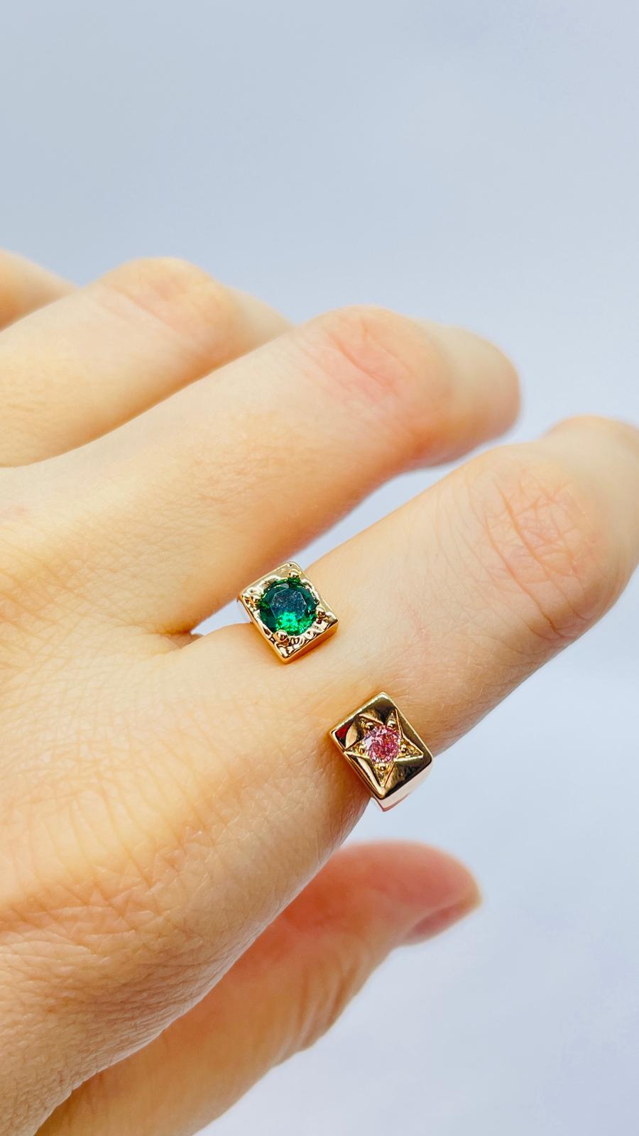 Yıldız Detaylı Ayarlanabilir Yüzük