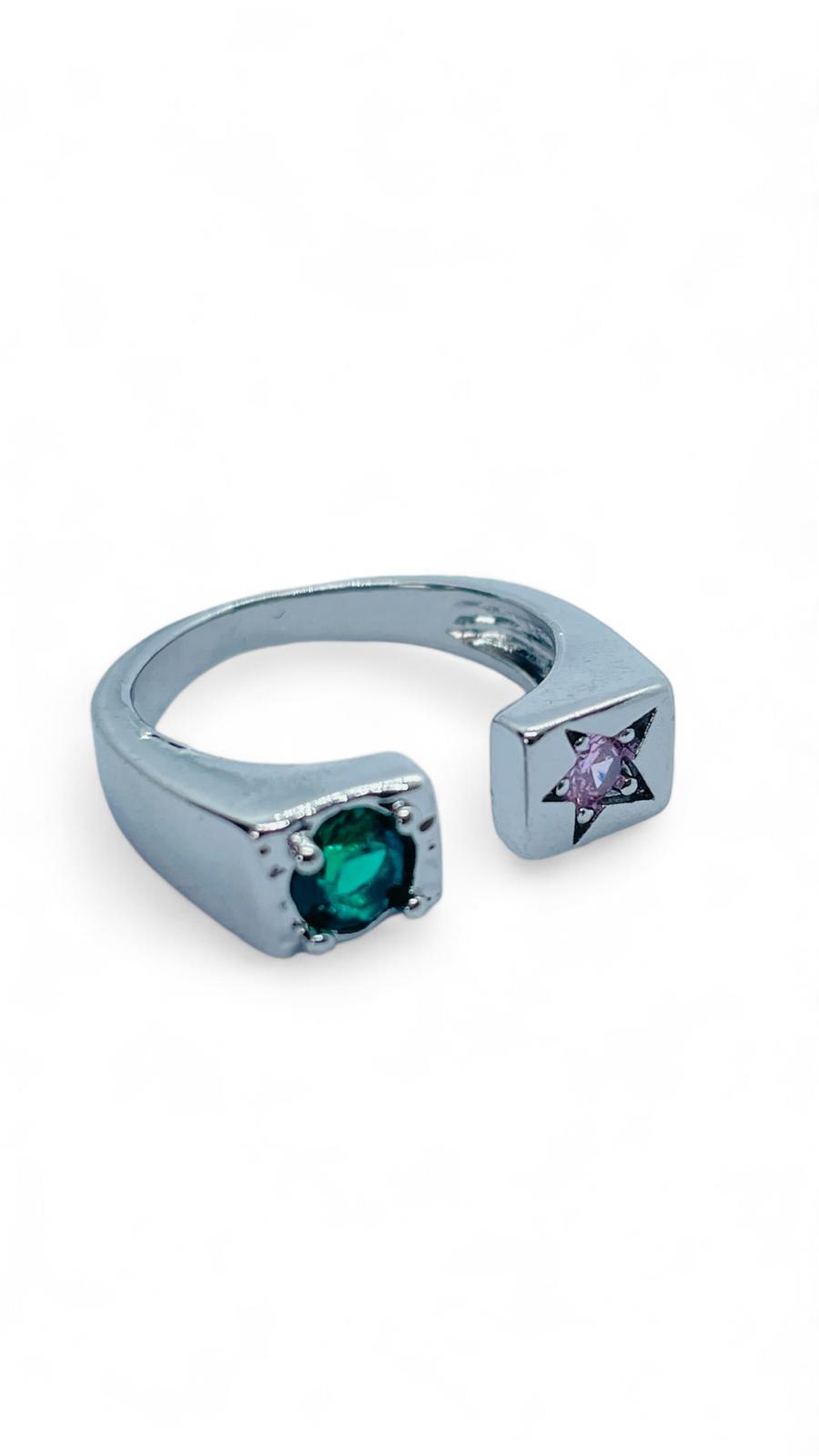 Yıldız Detaylı Ayarlanabilir Yüzük