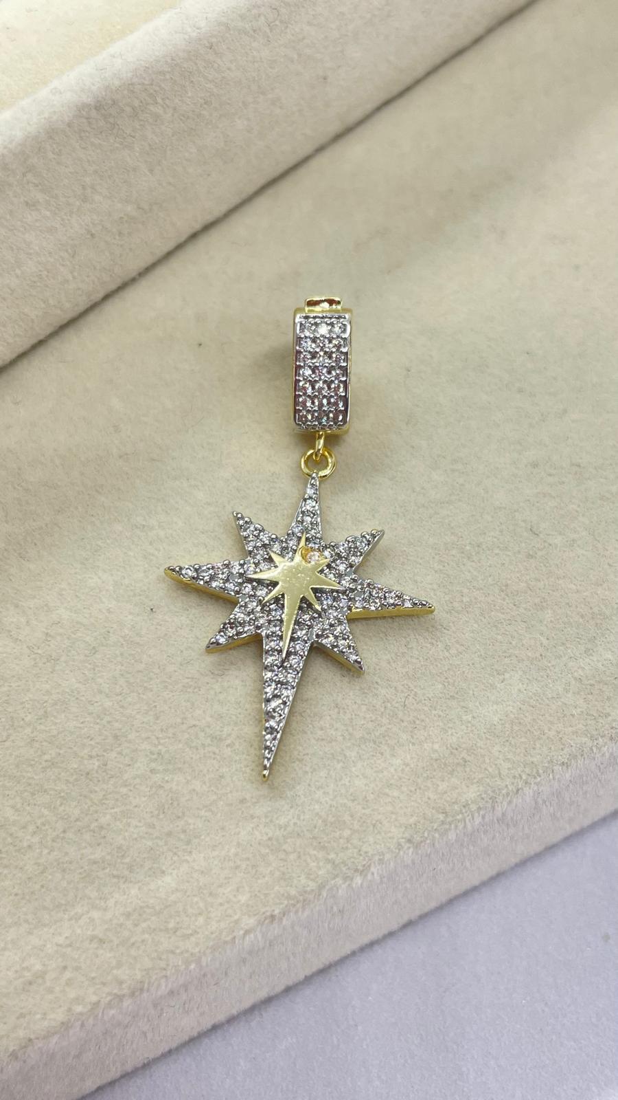 Yıldız Kolye Ve Bileklik Ucu Charm