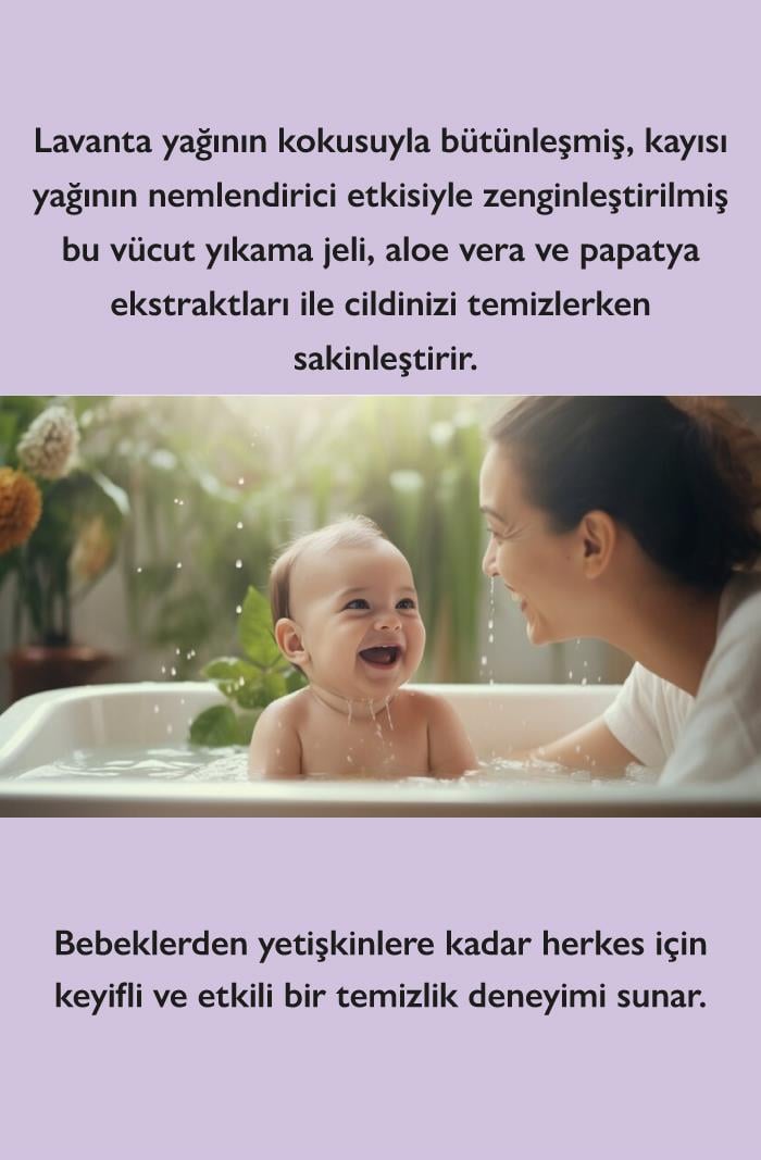 Nemlendiricili Vücut Yıkama Jeli Lavanta