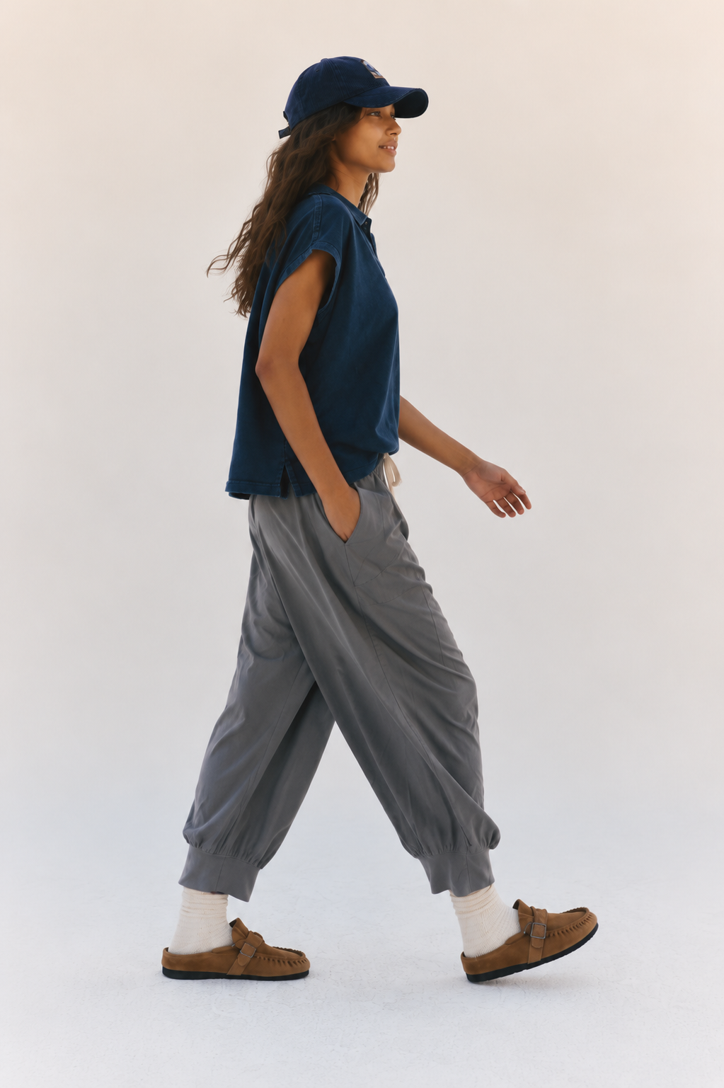 Antrasit Renk Palmer Model İthal Pantolon