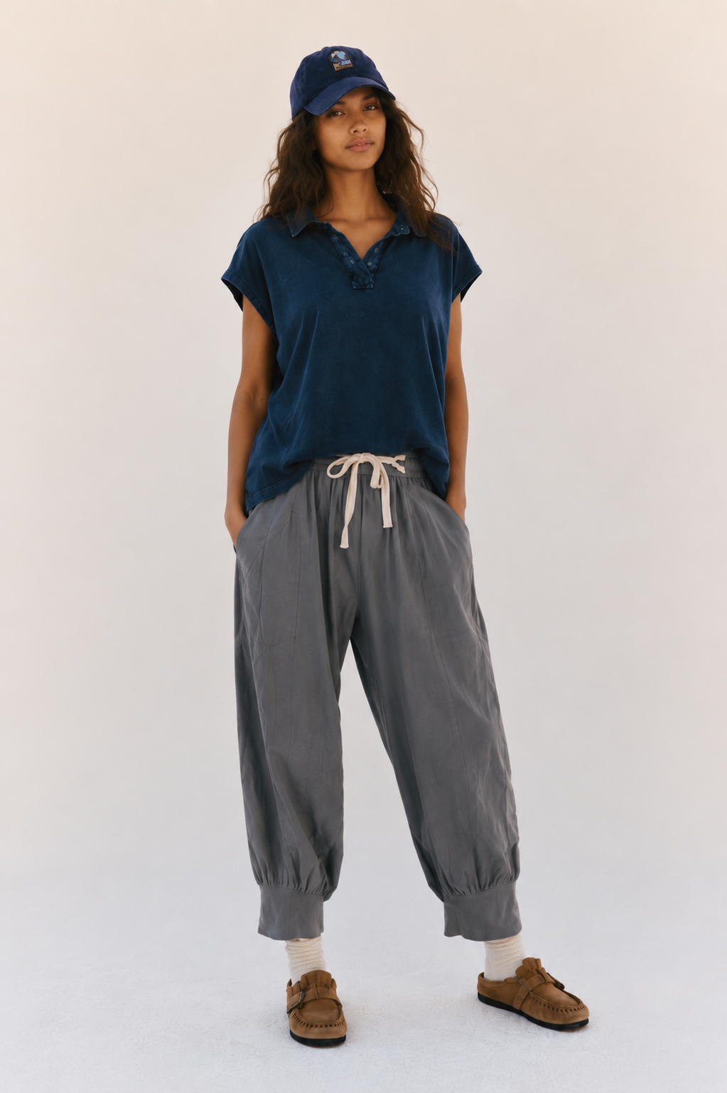 Antrasit Renk Palmer Model İthal Pantolon