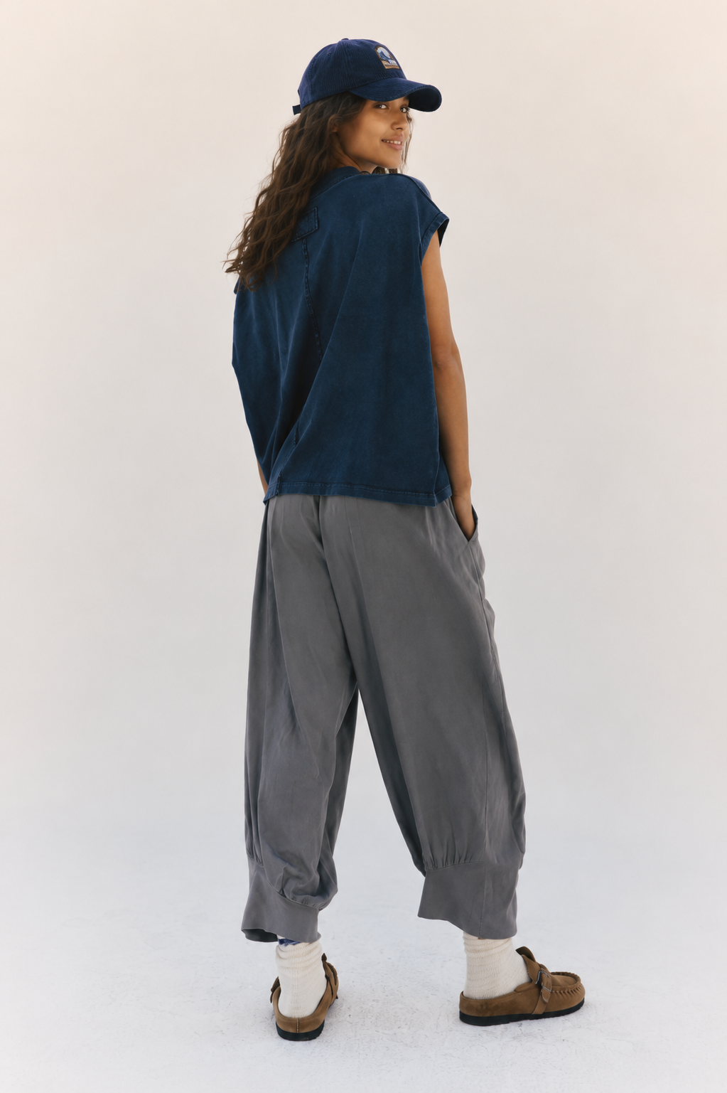Antrasit Renk Palmer Model İthal Pantolon