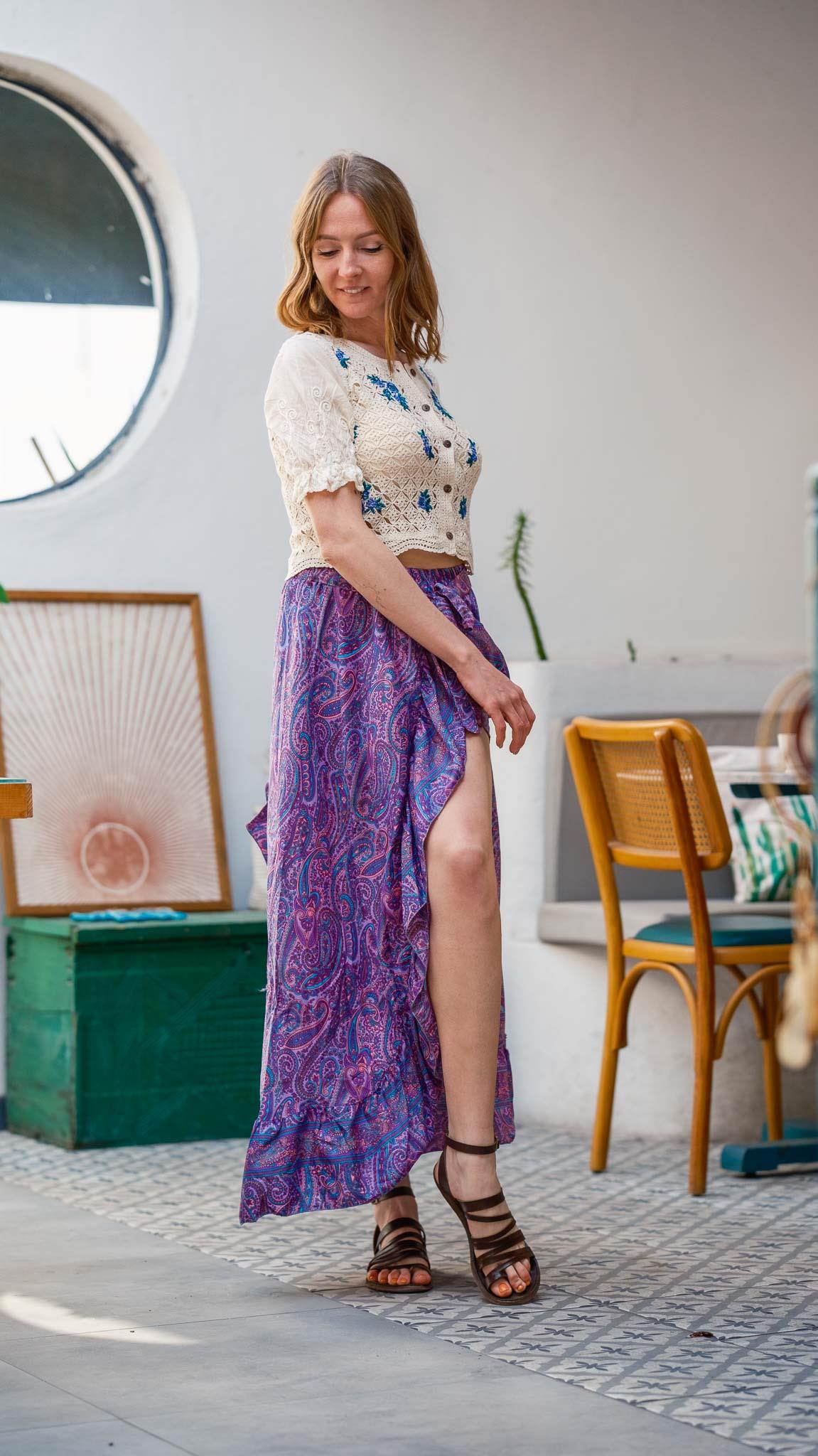 Bohemian Dreamer İpek Şort Etek