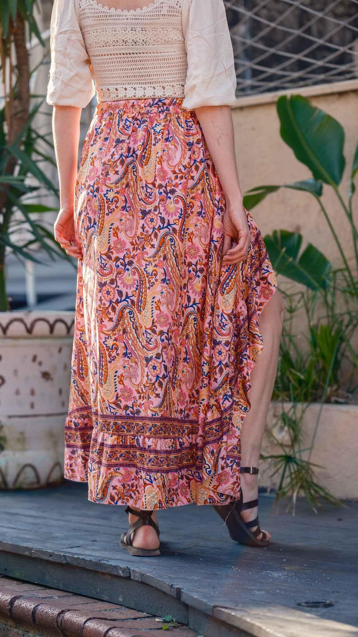 Bohemian Dreamer İpek Şort Etek