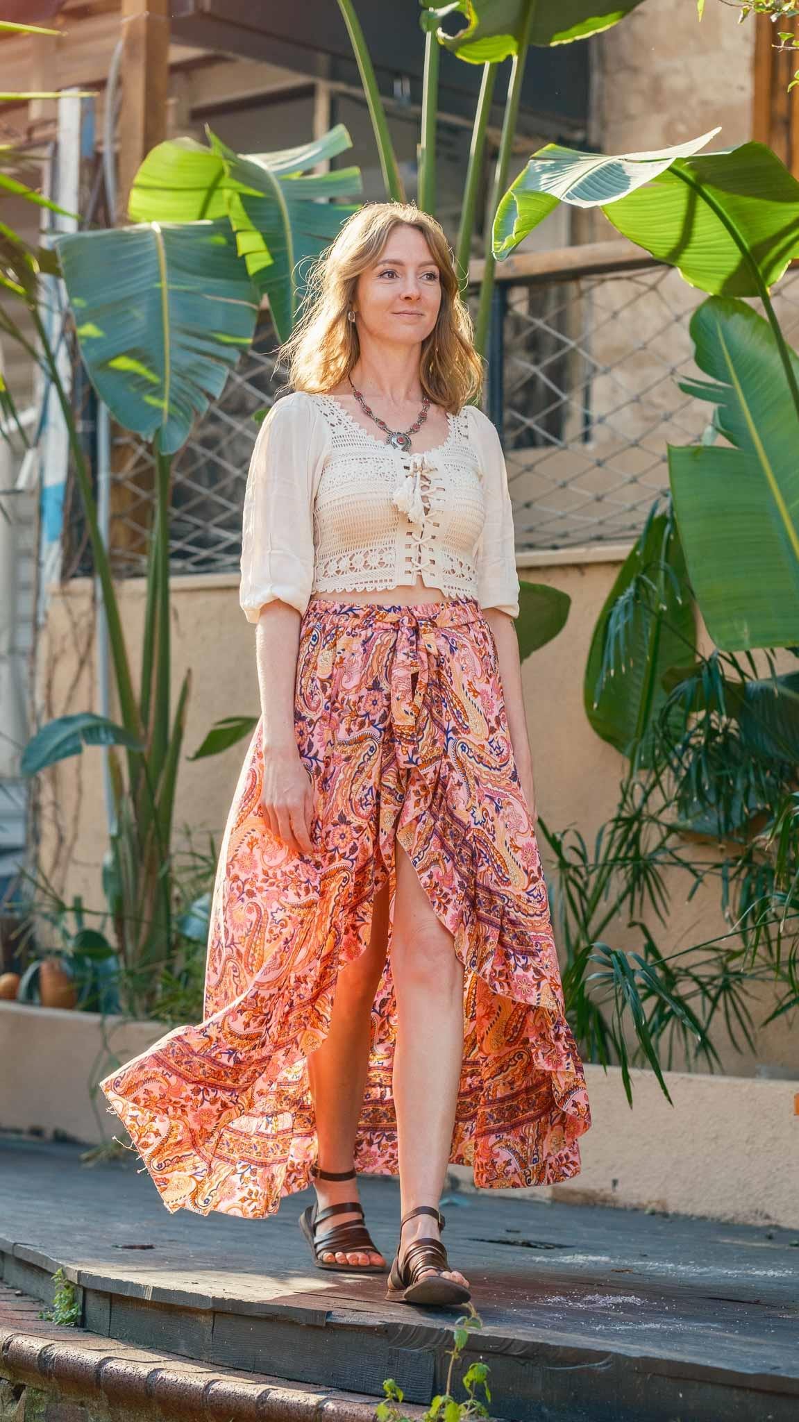 Bohemian Dreamer İpek Şort Etek