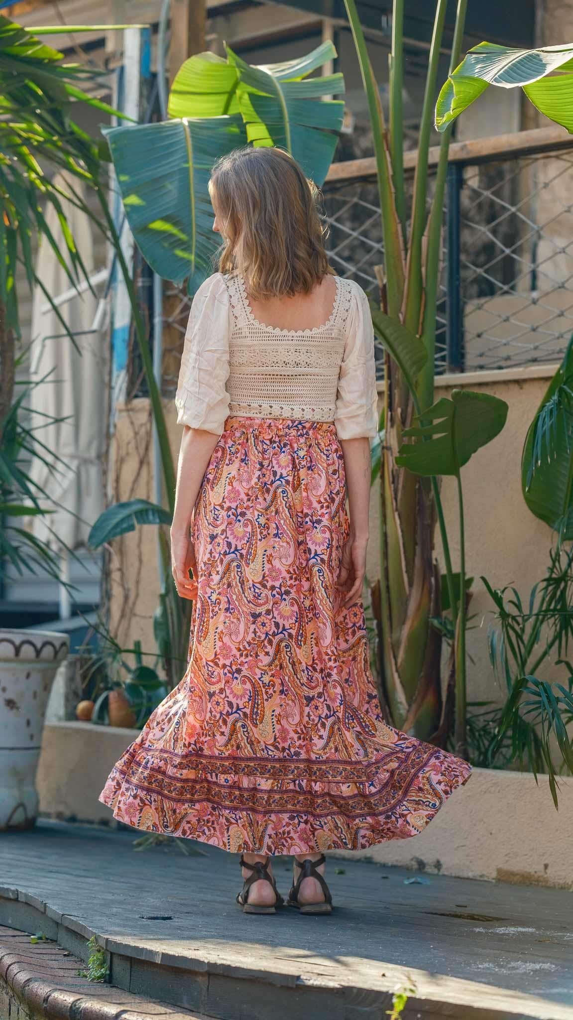 Bohemian Dreamer İpek Şort Etek