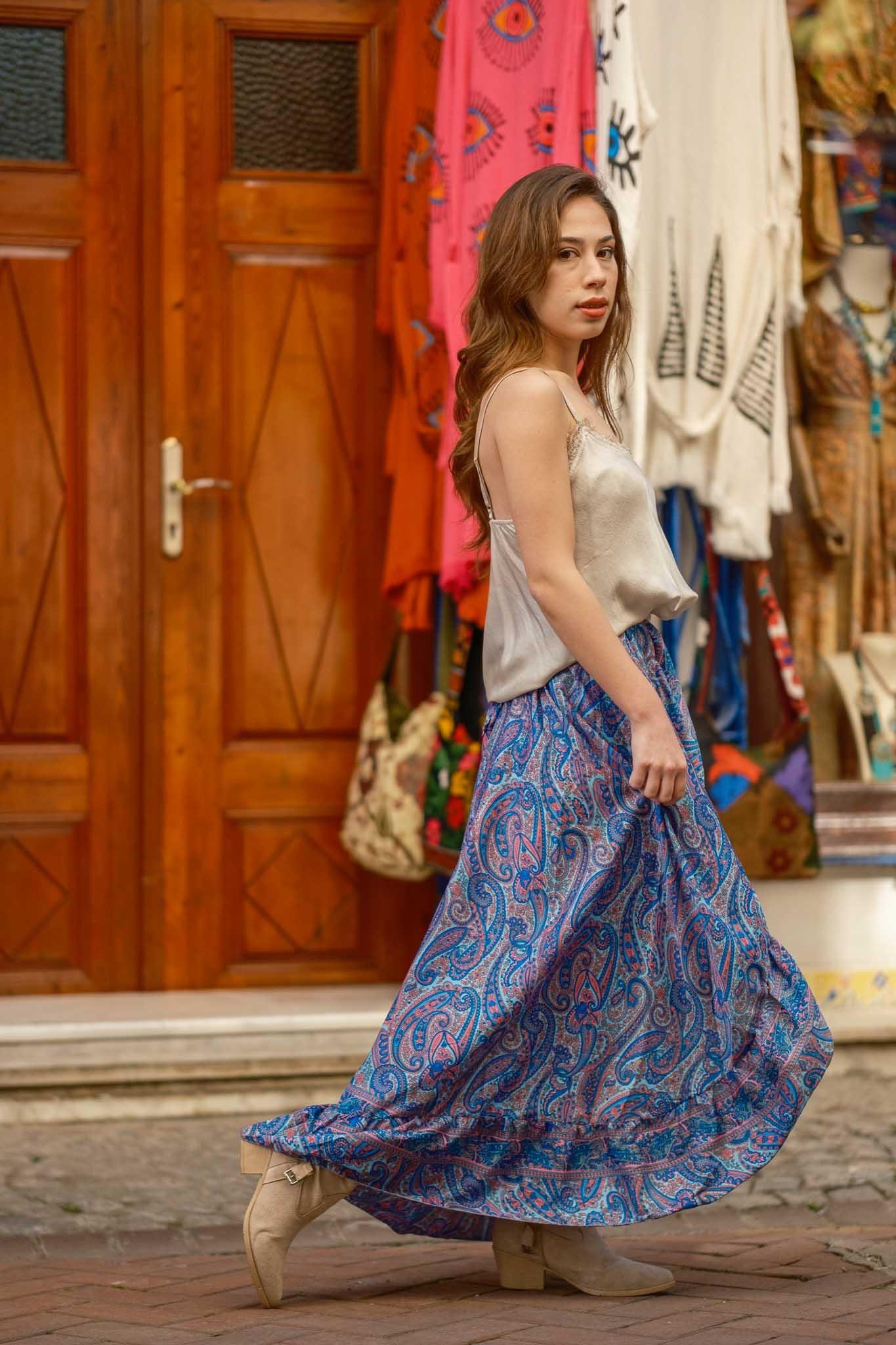 Bohemian Dreamer İpek Şort Etek