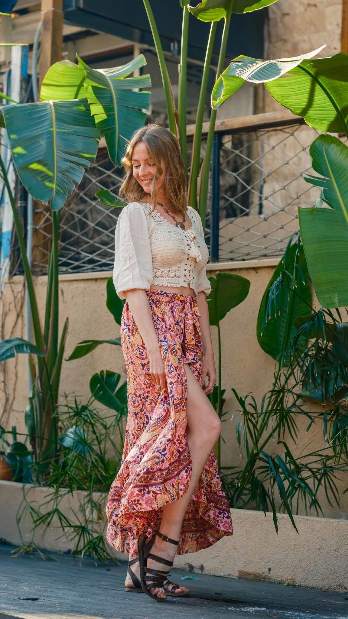 Bohemian Dreamer İpek Şort Etek