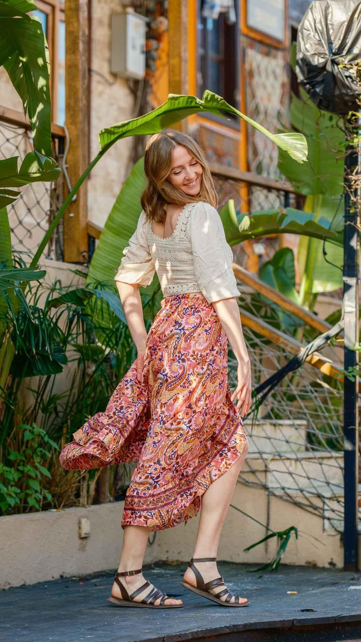 Bohemian Dreamer İpek Şort Etek