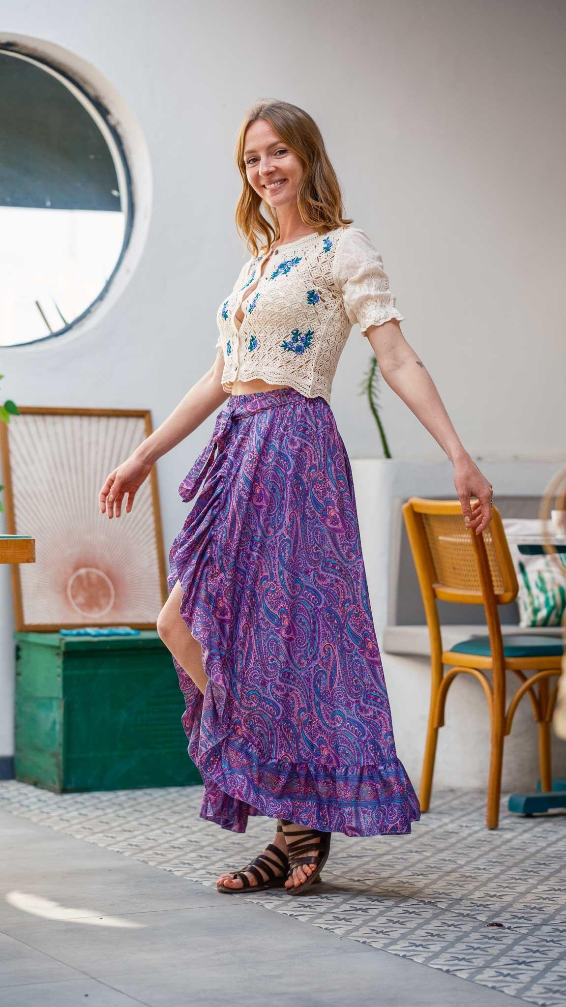 Bohemian Dreamer İpek Şort Etek