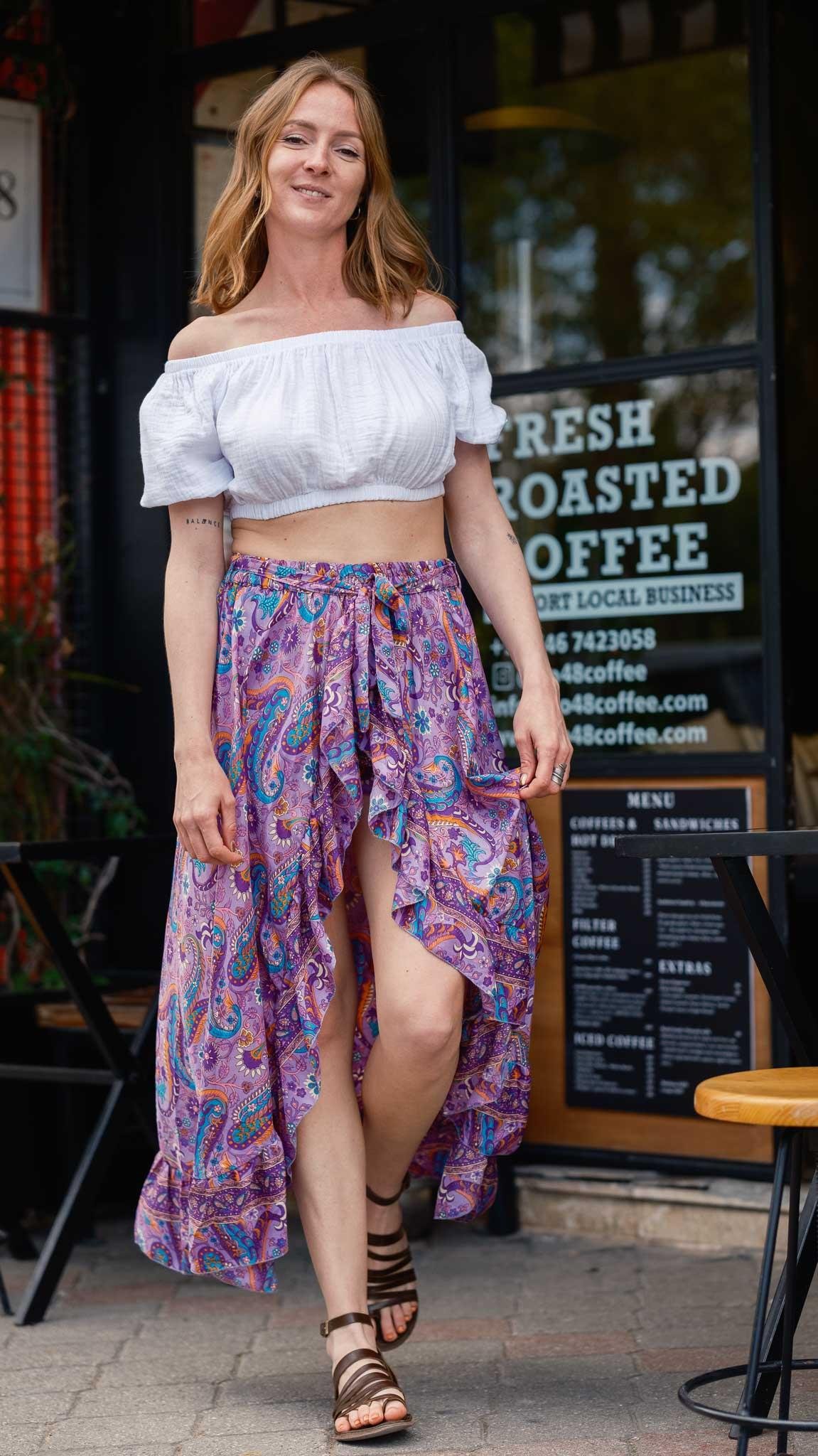 Bohemian Dreamer İpek Şort Etek