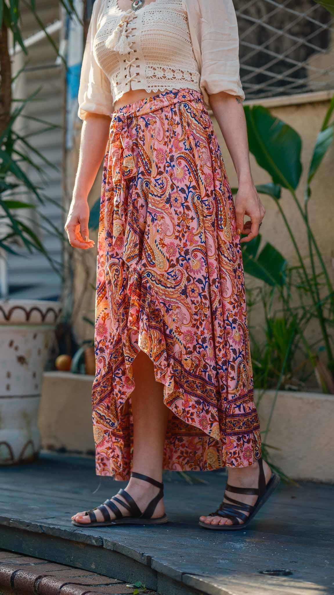 Bohemian Dreamer İpek Şort Etek