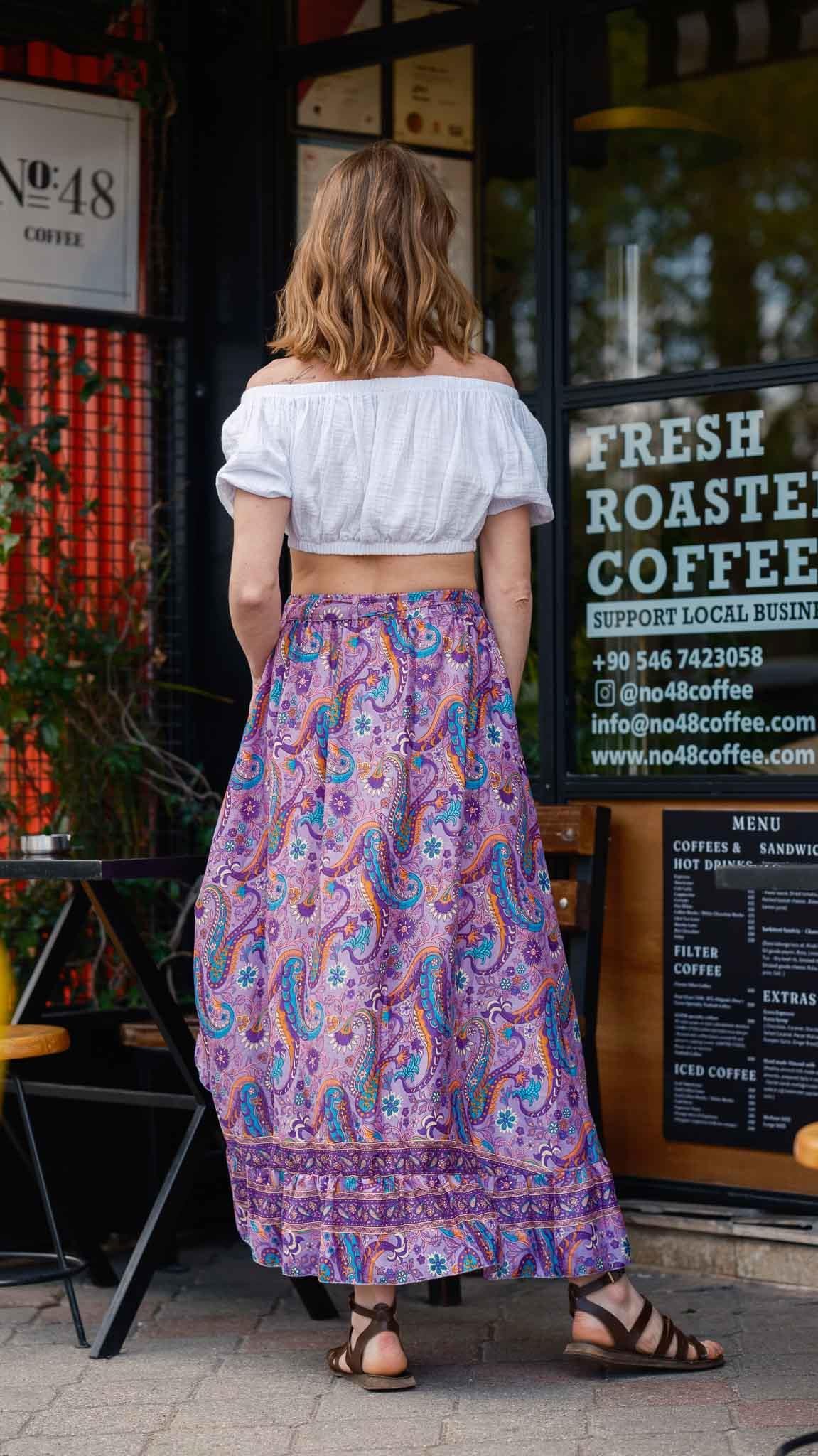 Bohemian Dreamer İpek Şort Etek