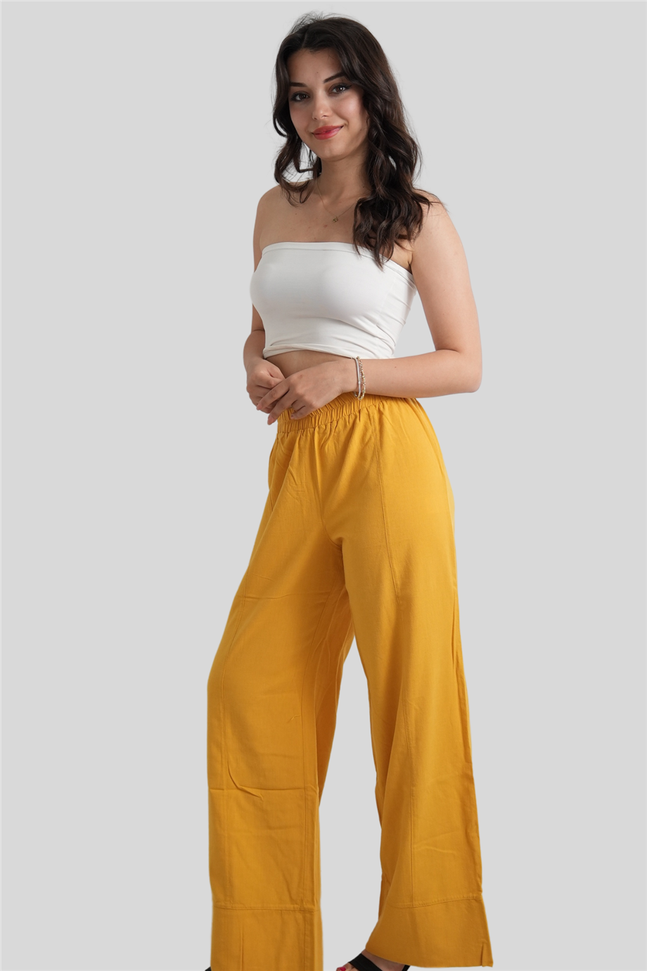 Hardal Renk Pantolon