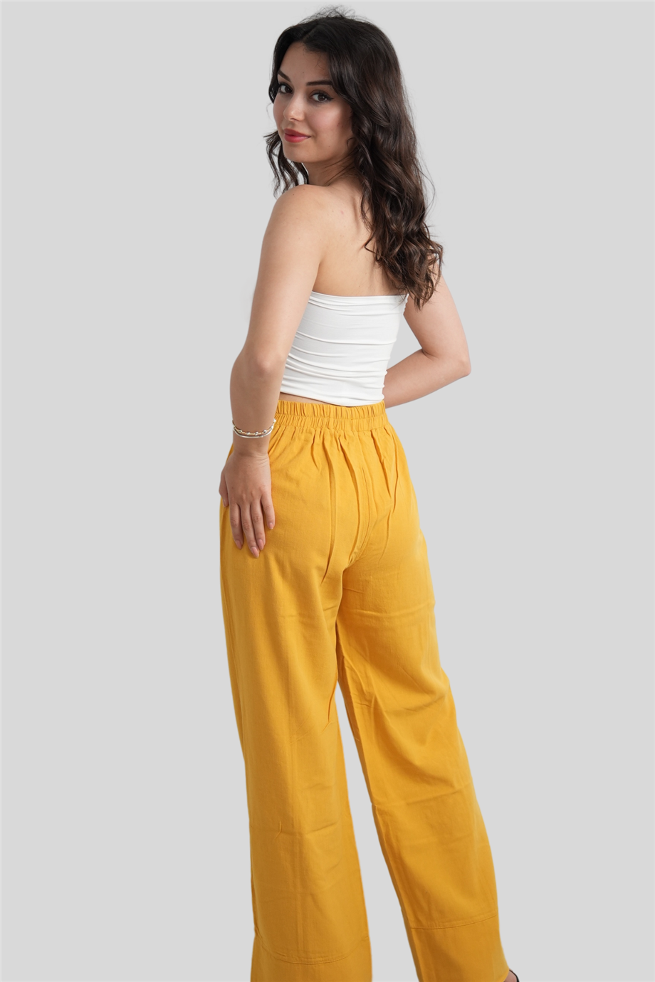 Hardal Renk Pantolon