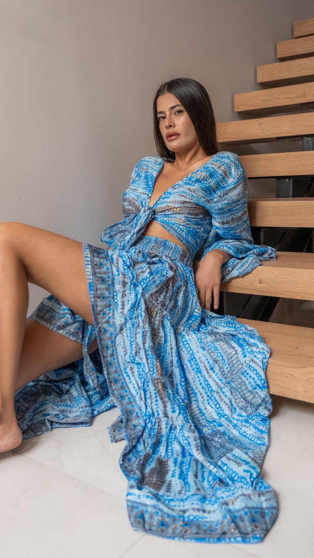 İpek Etek Bluz Takım