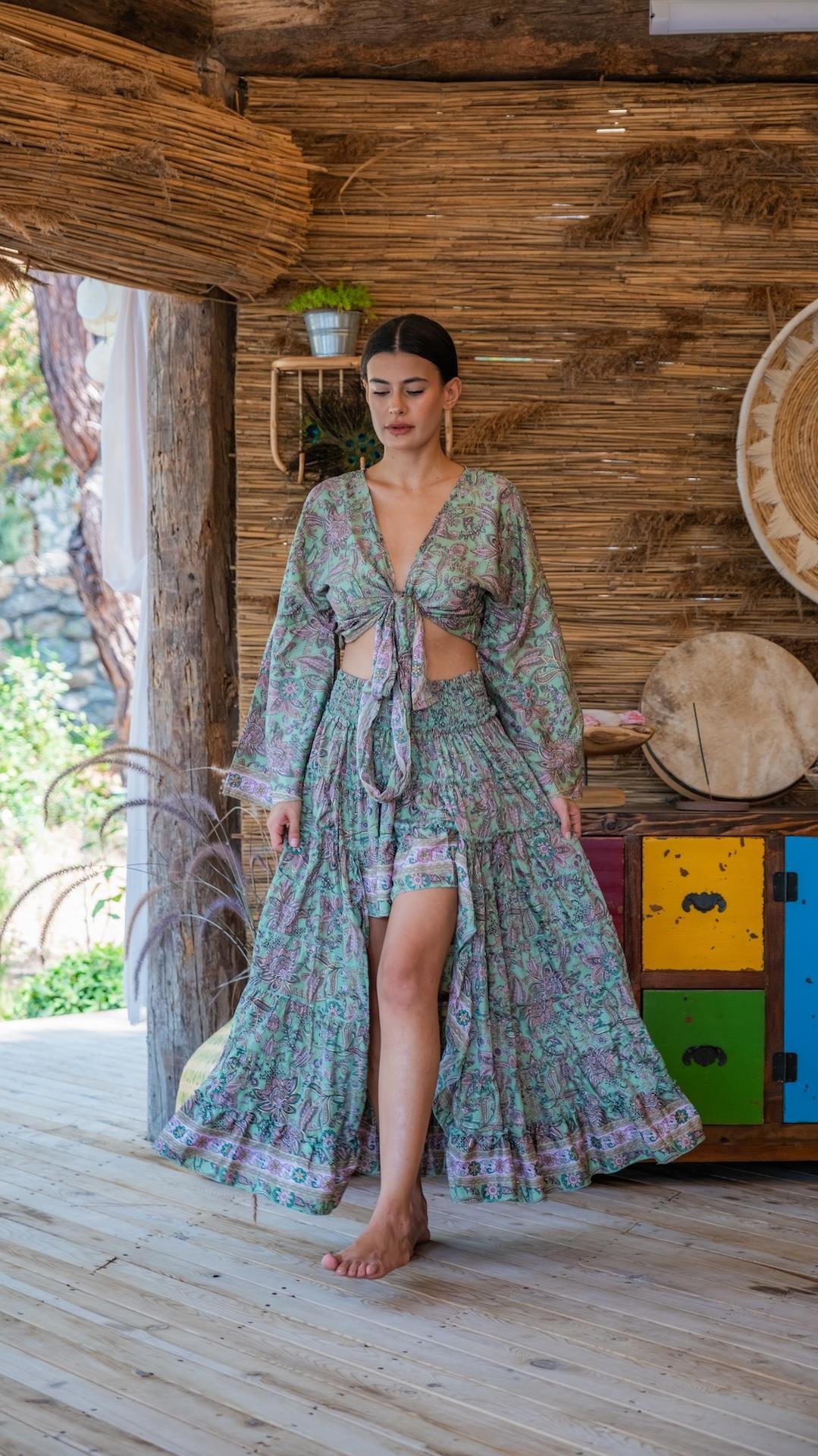 İpek Etek Bluz Takım